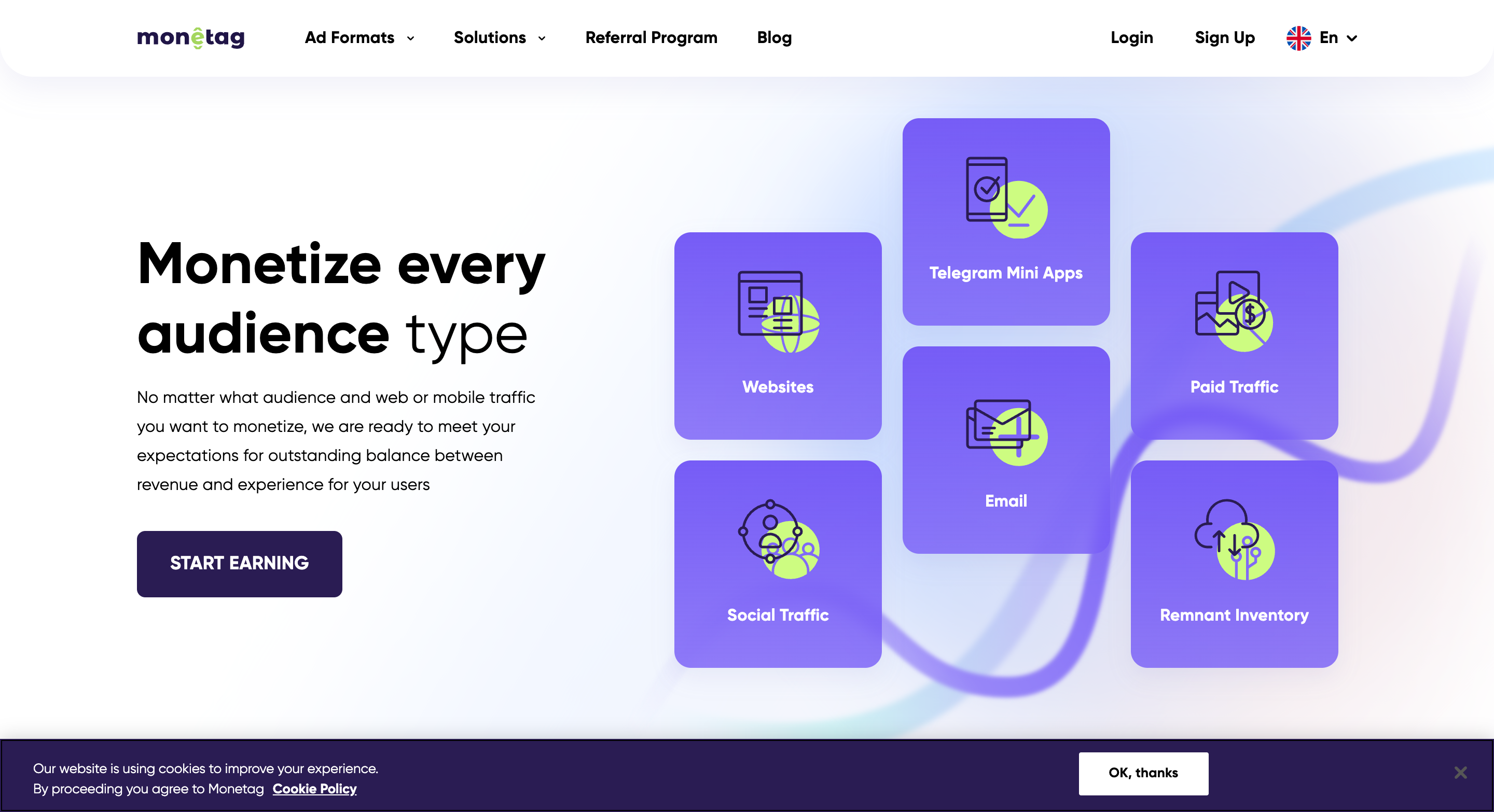Preview of monetag
